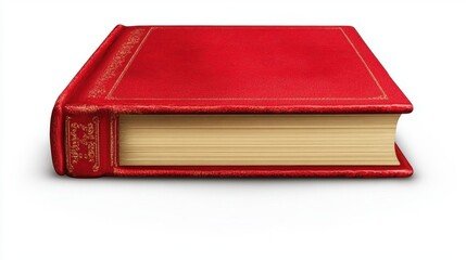 Old notebook, isolated clear white background