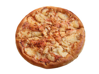 Indulge in a Delicious Cheese Pizza with a Golden and Crispy Crust that everyone loves