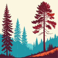 Obraz premium Close-up woman planting a young fir tree in the forest,putting it down on the ground, tree growing with sunshine in garden. eco concept