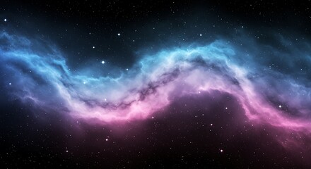 Celestial Silk: Nebula's Embrace AI Generated