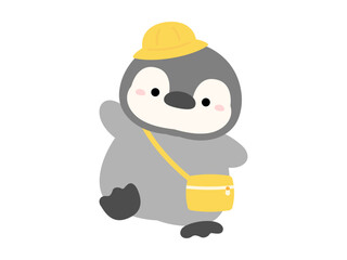 幼稚園に行くペンギン