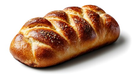 Golden Challah Bread Bakery Fresh with Studio Shot.
