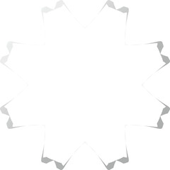 Shiny Gray Abstract Vector Icon with Soft Glossy Finish – Minimalist Decorative Element for UI Design, Branding, and Digital Products
