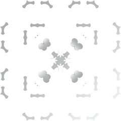 Glossy Soft Gray Vector Symbol – Elegant Abstract Shape for Modern Interfaces, Branding Assets, and Digital Creations