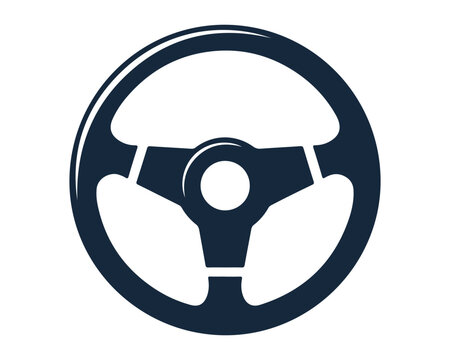 recommend clip art: Car steering wheel logo illustration vector