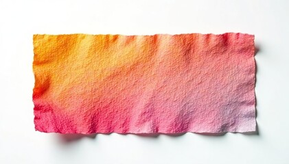 Fototapeta premium Close-up of a textured flap against a stark white backdrop , flap, asset