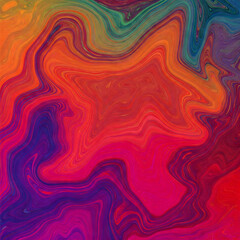 Abstract Swirls of Color: A mesmerizing abstract artwork showcasing a vibrant and dynamic interplay of colors in a swirling, flowing composition, evoking feelings of movement and energy.