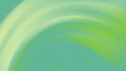Abstract Green and Teal Smooth Wave Gradient Background for Digital Design