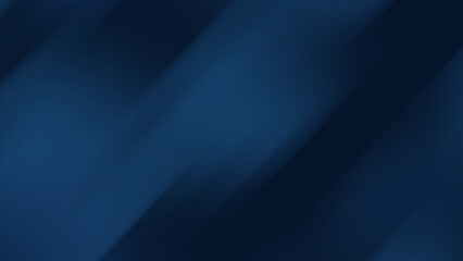 Elegant Dark Blue Abstract Background with Smooth Gradient Light Streaks