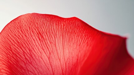Closeup red rose petal texture