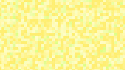 Fototapeta premium Vibrant yellow pixelated pattern with subtle green accents and texture