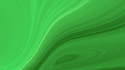 Green curved lines create abstract swirling background texture