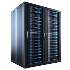 Server Rack PNG on transparent background