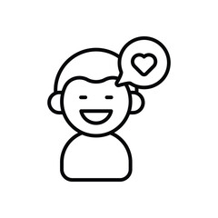 User icon vector stock illustration