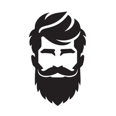 Silhouette Profile of a Smiling Person