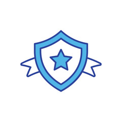 Emblem  icon isolated on a white background. Vector illustration.