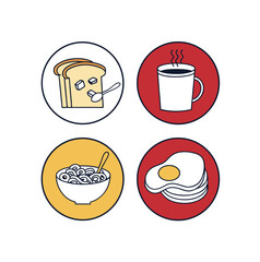 Fototapeta premium Modern Daily Use Icon Set