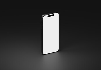 smart phone with blank screen