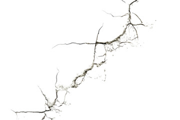 Cracked Wall Texture on transparent background