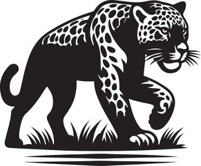 Fototapeta premium Jaguar logo vector
