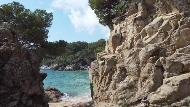 Cala del Moraig Beach is a beautiful coastal location. Ideal for relaxation and photography. Experience the serenity of nature and the captivating beauty of the sea.