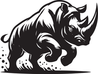 Rhino logo vector