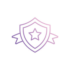 Emblem  icon isolated on a white background. Vector illustration.