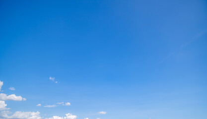 Fototapeta premium clear blue sky background,clouds with background. 