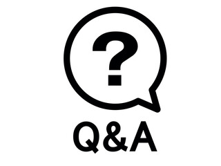 Question mark icon vector . Question mark icon in chat bubble. Vector illustration.