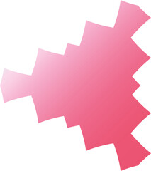 Glossy Pink Gradient Icon – Soft and Stylish Abstract Symbol for Modern UI and Creative Design Uses