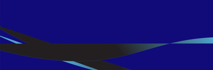 Obraz premium Modern dark black abstract horizontal banner background with glowing geometric lines.Suitable for covers, brochures, presentations, flyers. vector