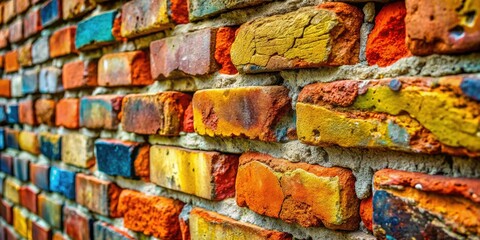 Weathered brick walls, vintage textures, grunge brick backgrounds, architectural details captured in candid photography.