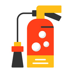 Fire extinguisher Vector Flat Style Icon