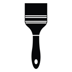 Paint Brush Icon in Black