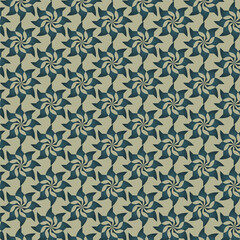 Print Blue and Black color Elegant Trendy Geometric floral seamless patterns textured background graphic ornaments Vector tile pattern  Floral Mosaic, floral pattern for wallpaper, fabric, textile ,ca