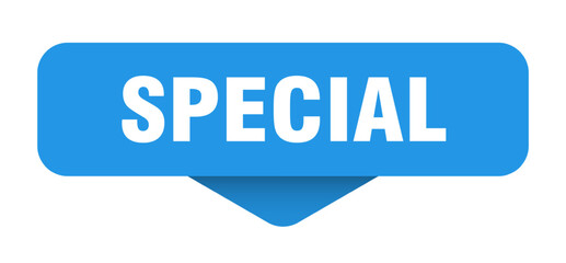 special sticker. special sign on transparent background