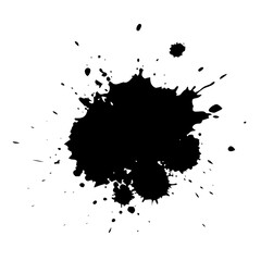 Obraz premium Ink splashes stencil very detailed