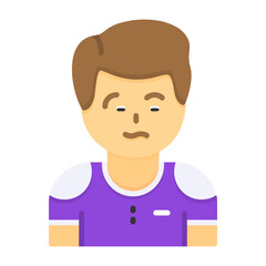 Intrigue Flat Style Emotion Icon