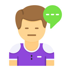 Arousal Flat Style Emotion Icon