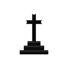 cross on a white background