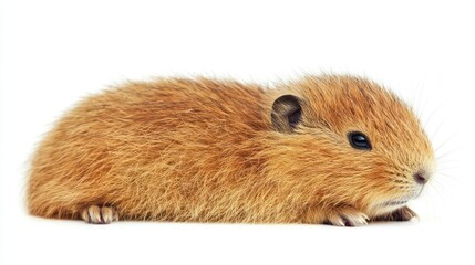 Fototapeta premium Lemming isolated on white background