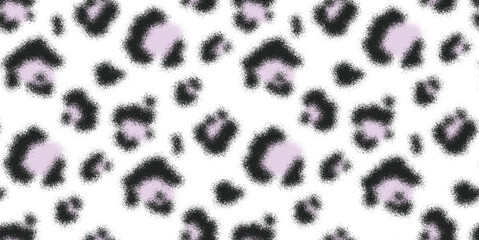 Leopard Fur Animal Texture Background Wool Creative Concept Design Copy Space Nature Art Banner Flyer Poster Close Up Illustration Modern