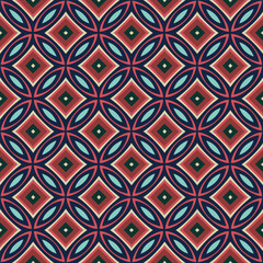 Beautiful geometric vector pattern perfect for fabric, wallpaper and home decor