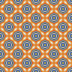 Beautiful geometric vector pattern perfect for fabric, wallpaper and home decor