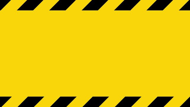 yellow warning background animation looping