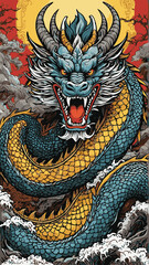 dragon vector for graphic design needs