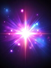 Fototapeta premium Cosmic Light Burst. (1)