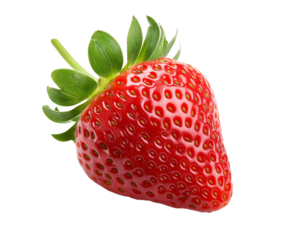 une fraise en gros plan	