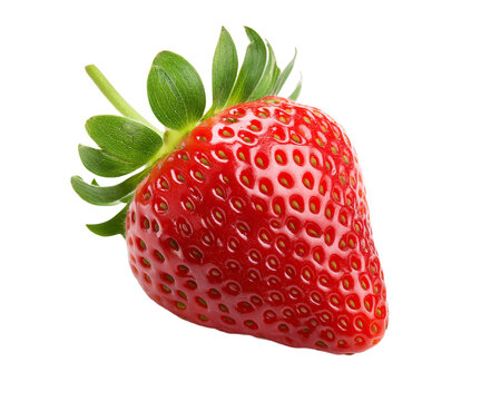 une fraise en gros plan	