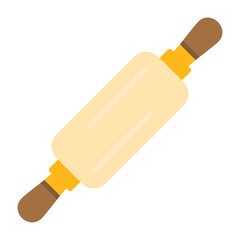 Roller Flat Style Icon 